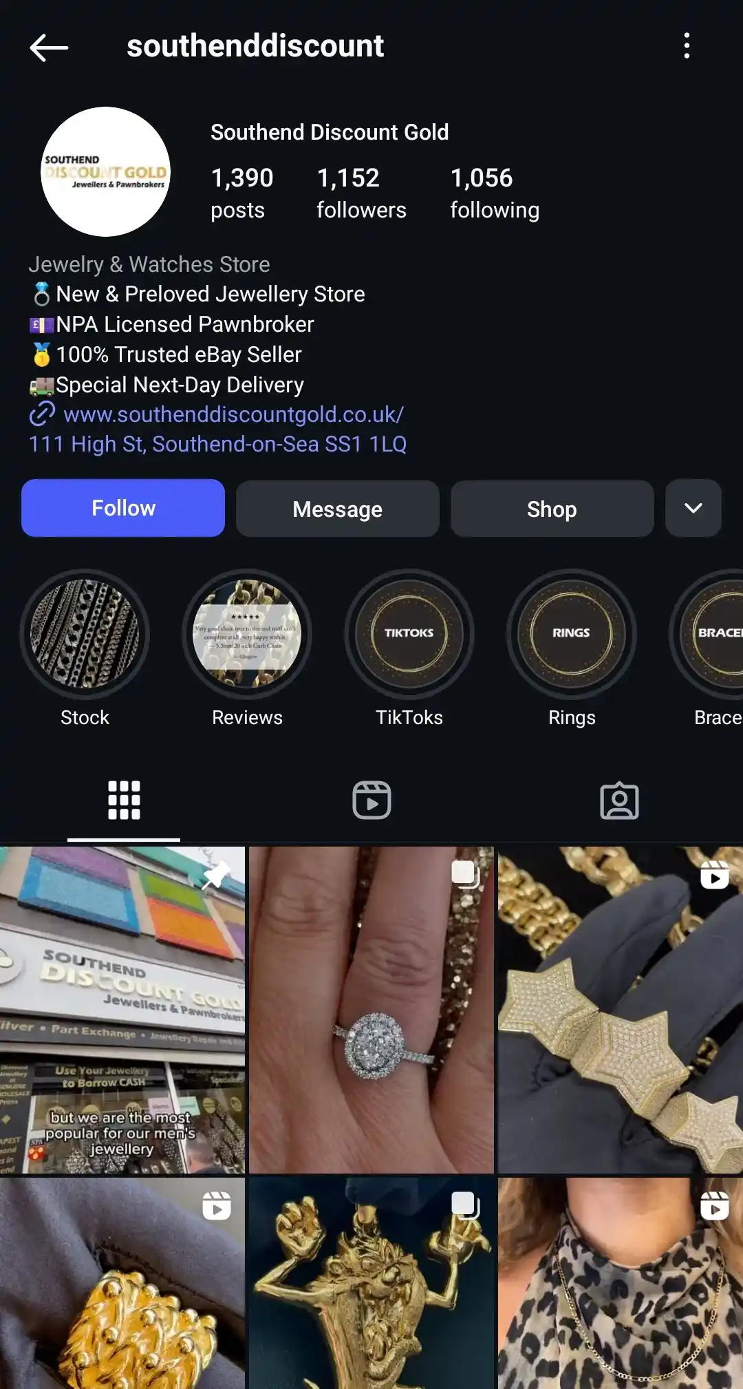 Southend Discount Gold